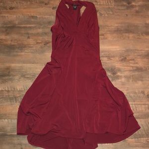 Moda Maroon Dress